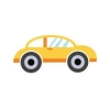 sárga autó